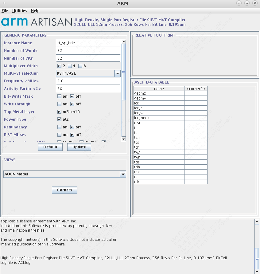 register file compiler